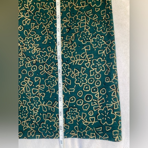 Green and Gold Patterned Shirt size L. Vintage - Picture 4 of 6